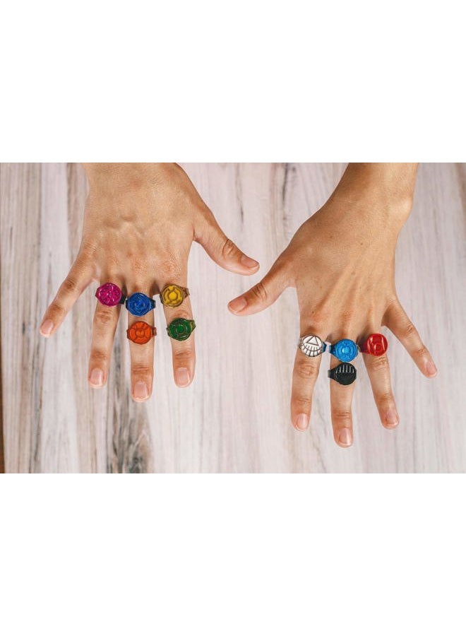 DC Comics Green Lantern Power Rings | Lantern Corps Power Rings | 9-Ring Set - Image 5