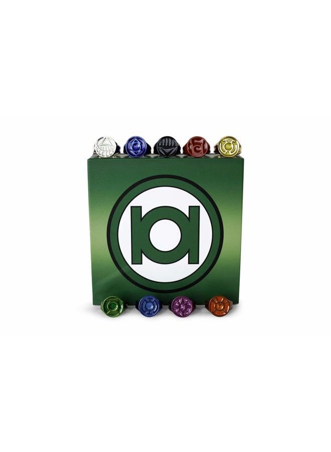 DC Comics Green Lantern Power Rings | Lantern Corps Power Rings | 9-Ring Set - Image 4