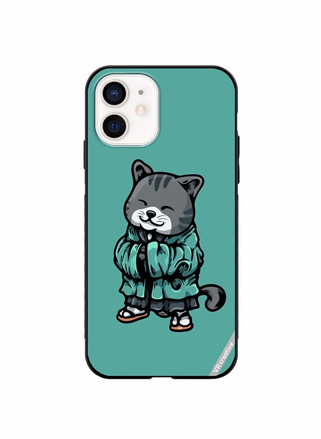 VR CREATIVE Protective Case Cover For Apple iPhone 11 Kimano Cat Design Multicolour - Image 1