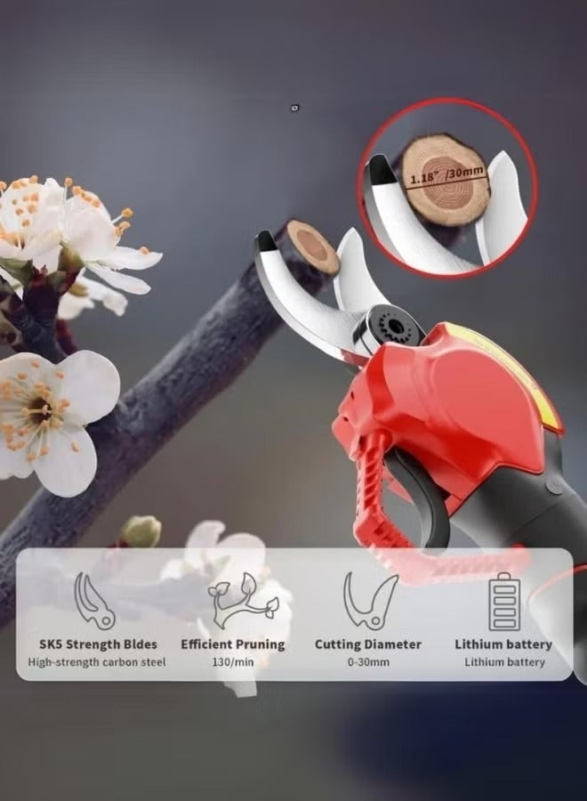 Denx 500W Rechargeable Electric Pruning Shears with Rechargeable Battery for Cutting and Trimming Trees and Plants | DX2572 - Image 5