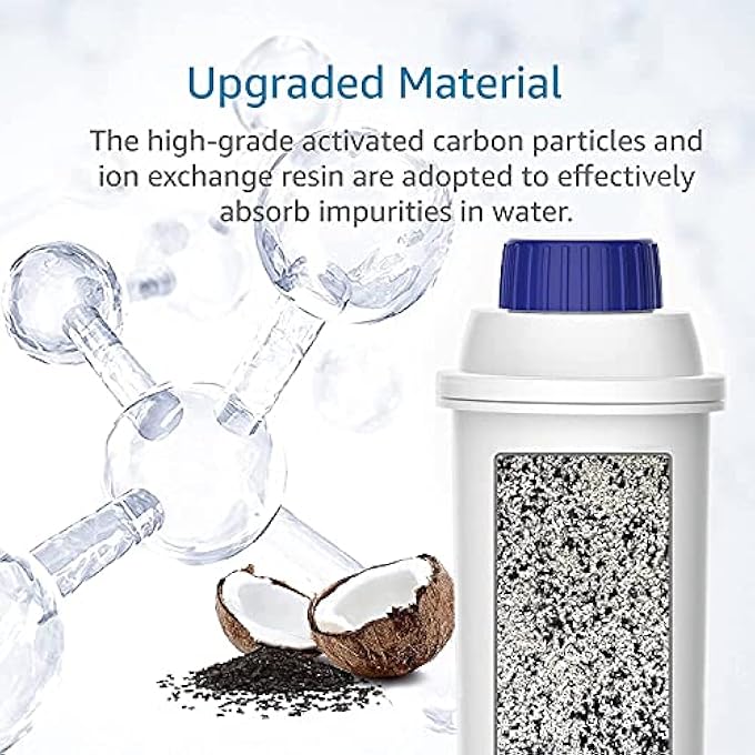 Aiitomg 10 X Coffee Machine Water Filter For Delonghi Magnifica S Dlsc002 Portafilter Machine Delonghi Water Filter For DeLonghi Ecam Etam Ec Bc Series - Image 3