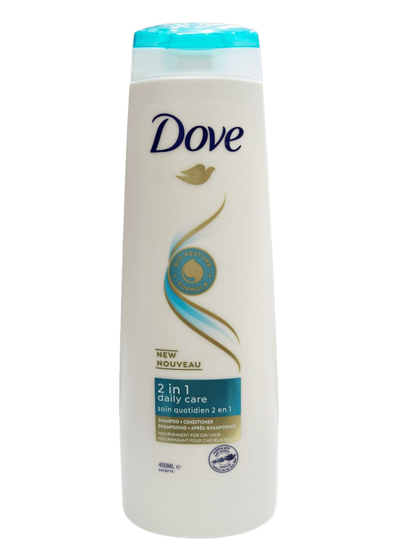 DOVE SHAMPOO 2 IN 1 DAILY CARE SHAMPOO+CONDITIONER 400ML