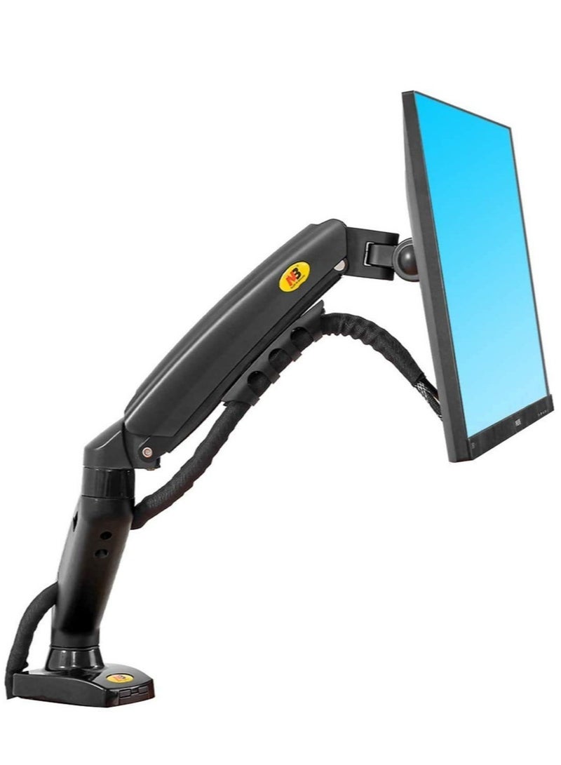 NB North Bayou Monitor Desk Mount Stand Full Motion Swivel Arm Gas Spring for 17in-30in Computer From 4.4lbs to 14.3lbs Black - Image 1
