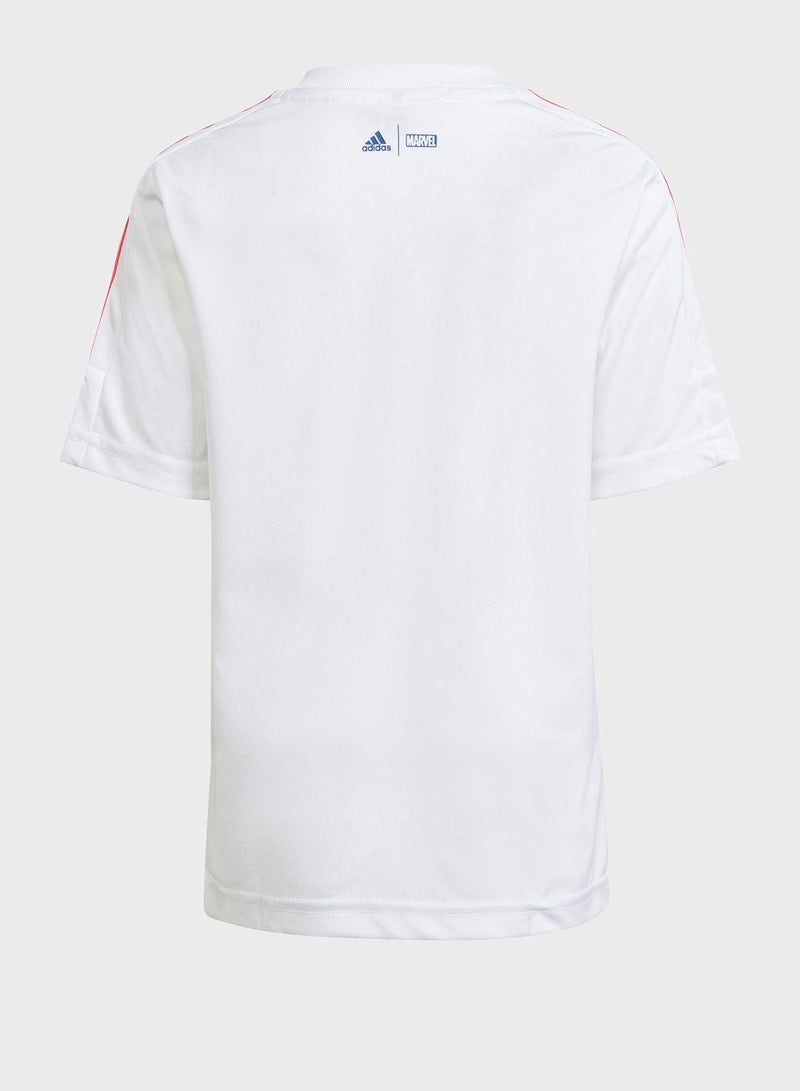 Adidas Youth Marvel Avengers T-Shirt - Image 2