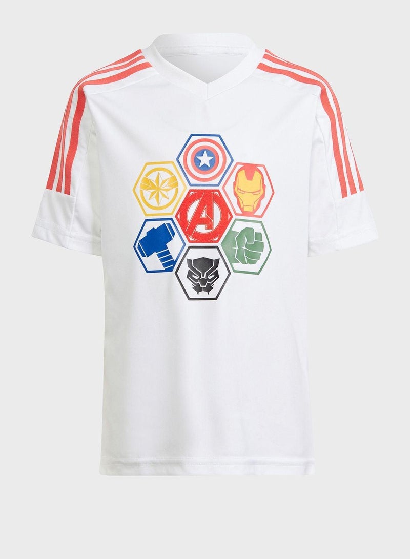 Adidas Youth Marvel Avengers T-Shirt - Image 1