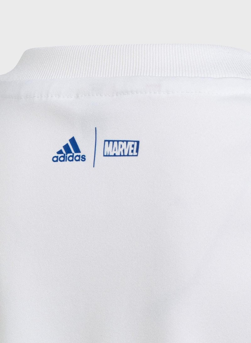 Adidas Youth Marvel Avengers T-Shirt - Image 4