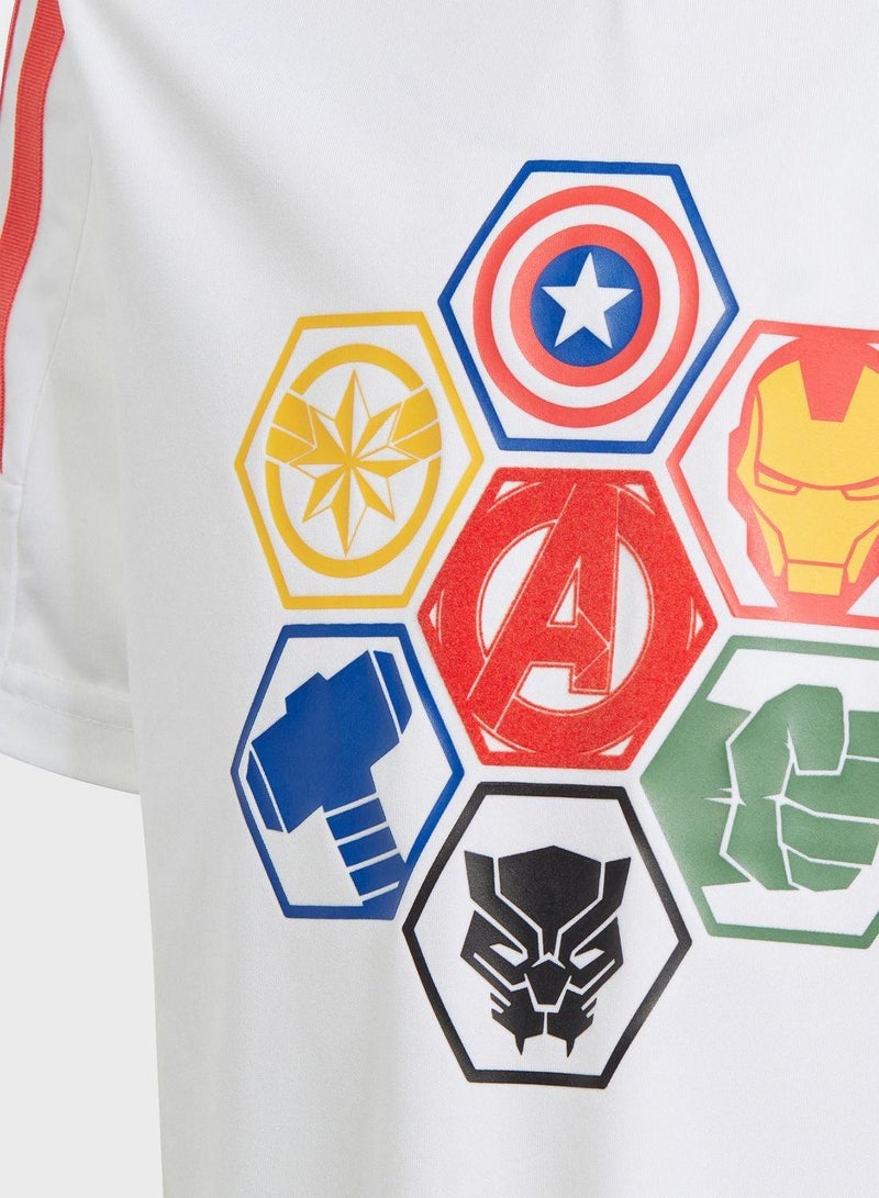 Adidas Youth Marvel Avengers T-Shirt - Image 3