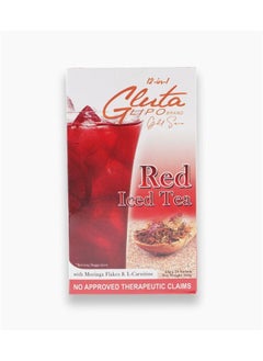 Gluta 12 in 1 Lipo Gold Series Red Iced Tea 10 Sachets  - Image 1