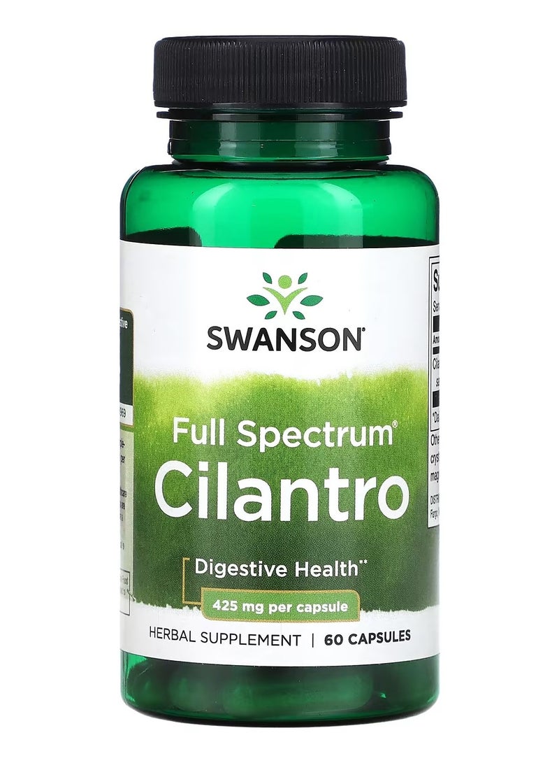 سوانسون، كزبرة كاملة الطيف، 425 مجم، 60 كبسولة