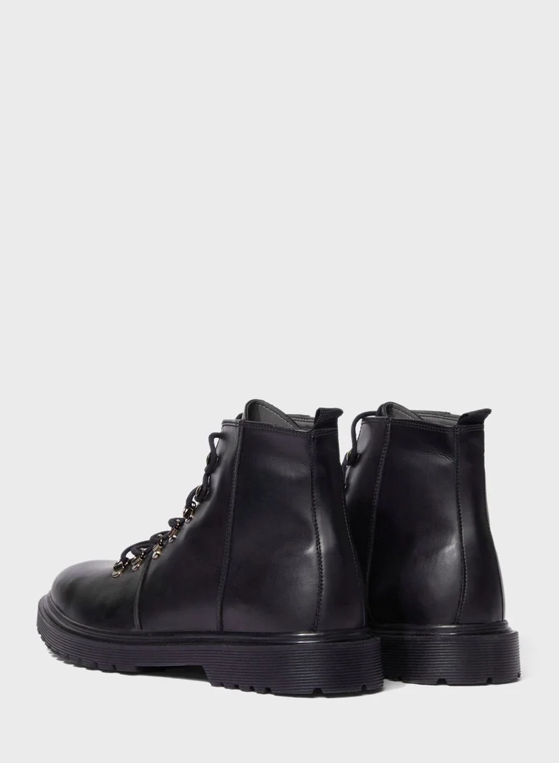ديفاكتو High Top Formal Boots