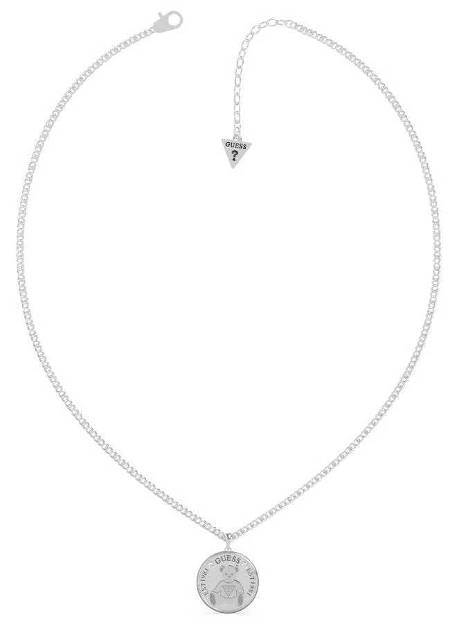 GUESS Bear Coin Chain Necklace