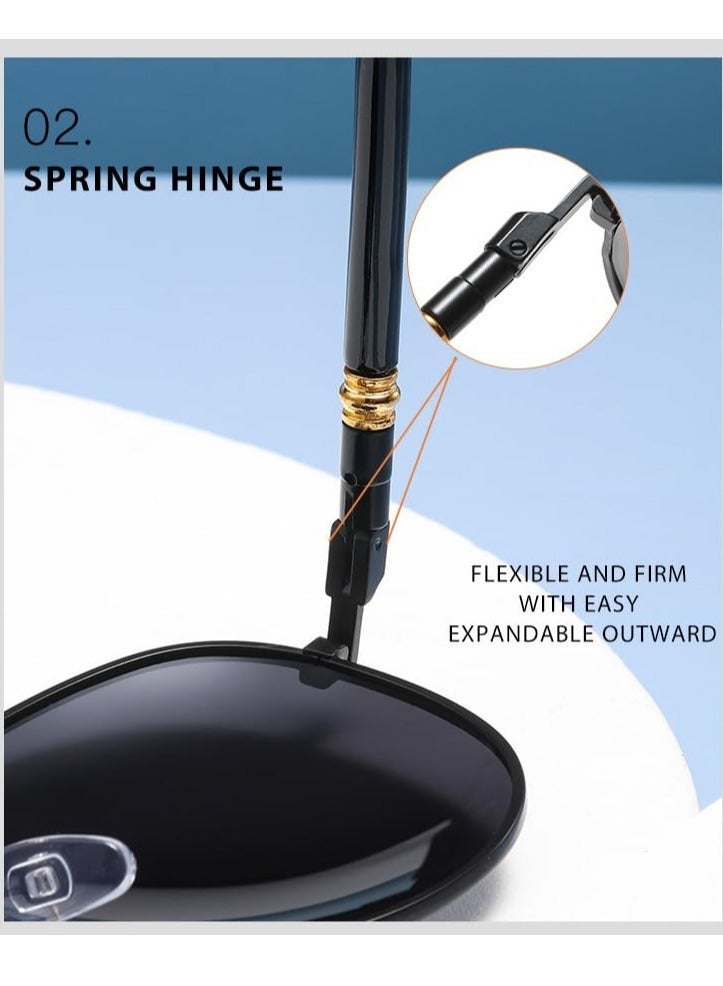 Men's and women's retro sports fashion anti-ultraviolet sunglasses goggles sunglasses - Image 5