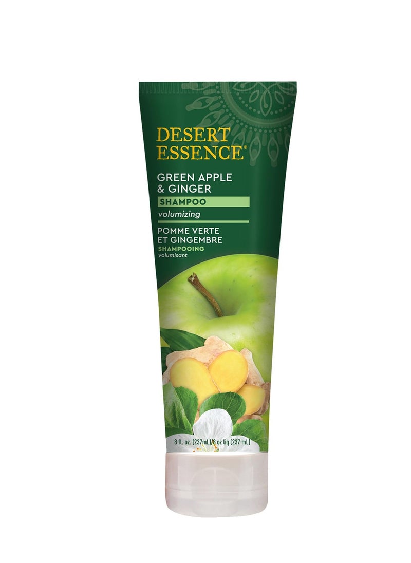 DESERT ESSENCE Desert Essence, Thickening Shampoo, Green Apple and Ginger, 8 oz  - Image 1