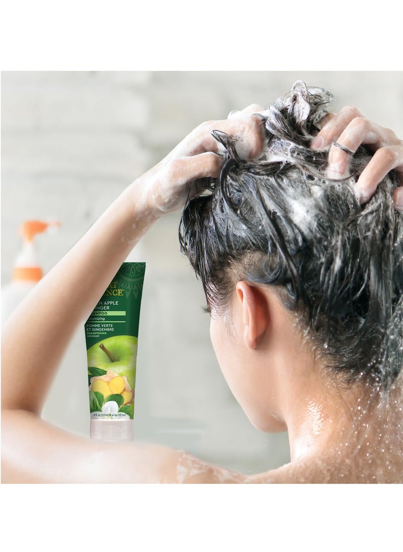 DESERT ESSENCE Desert Essence, Thickening Shampoo, Green Apple and Ginger, 8 oz  - Image 4