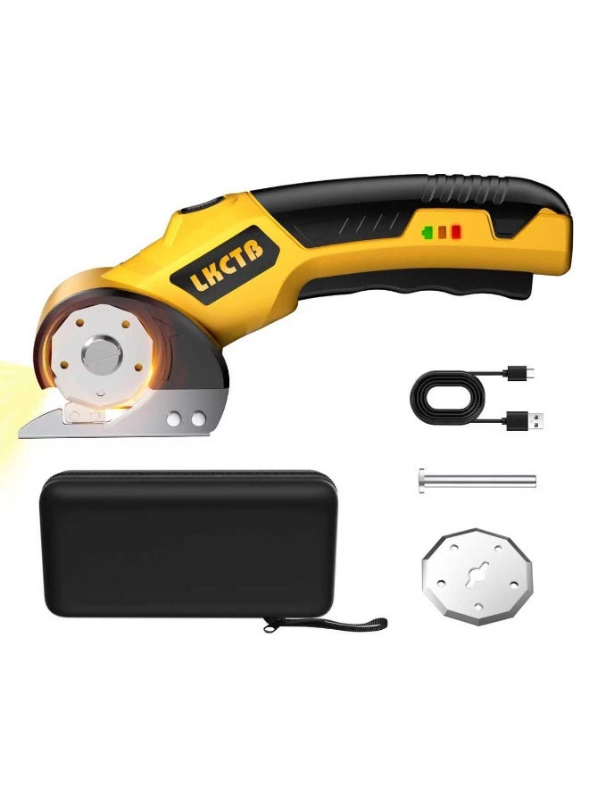 Electric Scissors, Cardboard Cutter, With LED Light, High-Efficiency Brushless Motor, 3500mAh Battery, Tungsten Steel Blade, Suitable for Cloth, Cardboard, Leather, Carpet Wire Rope Cutters - Image 1