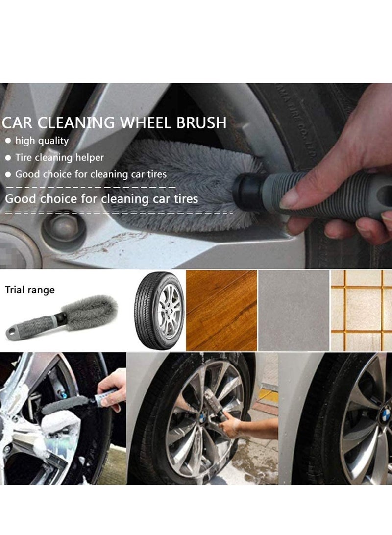 SOLARAE Clean World Synthetic Wool Alloy Wheel Brush, No Metal Wheel and Rim Detailing, Car Wheel, Rim Cleaning, Multipurpose Use For Wheels, Rims, Motorcycles - Image 2