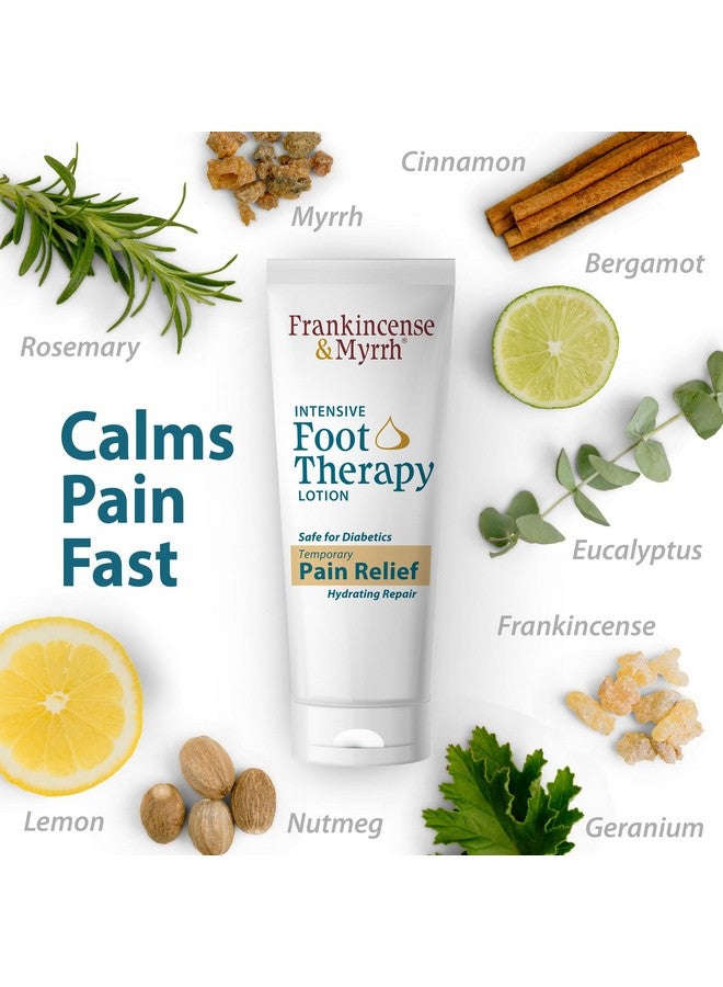 Frankincense & Myrrh Frankincense and Myrrh Foot Pain Relief Cream - Intensive Foot Therapy Lotion - Diabetic Nerve Pain Relief Neuropathy Cream | Restless Leg Syndrome | Frankincense Essential Oil, 3 Ounce (1-Pack)  - Image 3