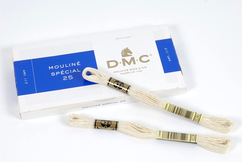 Dmc 6-Strand Embroidery Cotton 8.7yd-Ecru - Image 3