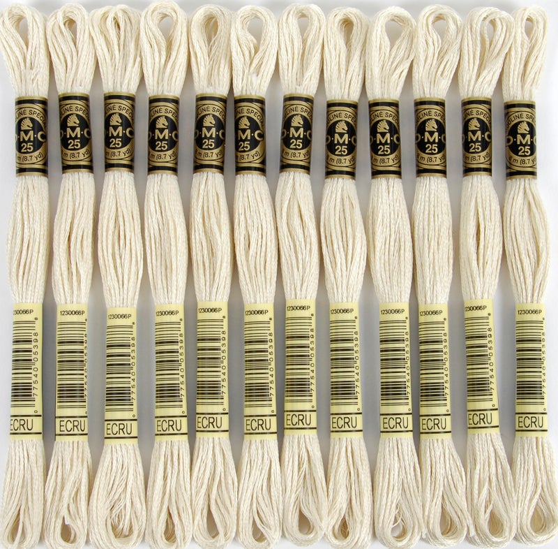 Dmc 6-Strand Embroidery Cotton 8.7yd-Ecru - Image 1