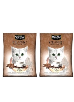 Kit Cat Kit Cat Sand Classic for Cats with Coffee Scent 10L 2 Pieces 