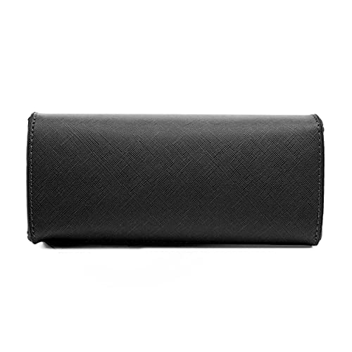 EVVE Women's Evening Bag Party Clutches Mini Satchel Purses Cocktail Prom Handbags with Chain and Lock | BLACK - Image 5