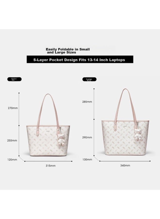 NuCelle Nu Niuzhilan Original Pegasus Tote Bag, Large Capacity Women's Handbag New High-end Feel, Shoulder Bag For College Students, Commuting, Ladies' Bag, 13.3-inch Laptop Messenger Bag, Birthday Gift For Girlfriend, Best Friend, Or Mother - Image 4