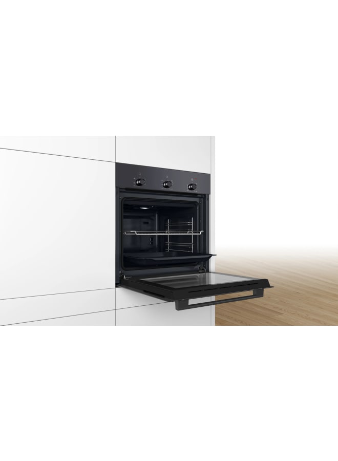 BOSCH Series 2 Built-in oven 60 x 60 cm Black HBF011BA1T HBF011BA1T Black - Image 3