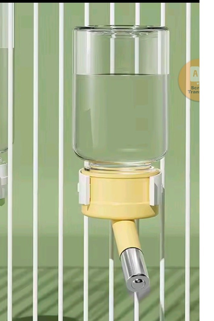 A.M Hamster Small Pets Water Drinking Bottle Plastic Rat Pet Dispenser Feeder Cage Hangable Water Bottle - Image 4