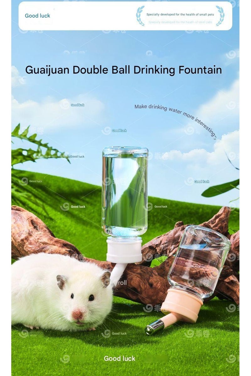 A.M Hamster Small Pets Water Drinking Bottle Plastic Rat Pet Dispenser Feeder Cage Hangable Water Bottle - Image 5