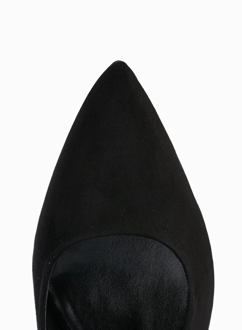 NEW LOOK Tracker Block Heel Pointed Toe Pumps