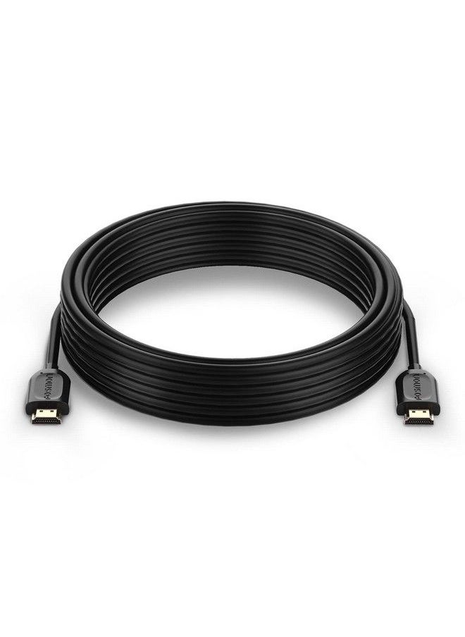 Fosmon Hdmi Cable 15Ft 4K Hdmi Cable 15 Ft Fosmon Goldplated Ultra High Speed [10.2Gbps Uhd 2160P@30Hz 3D Hd 1080P] Supports Fire Tv Apple Tv Ethernet Xbox Playstation Ps3 Ps4 Pc  - Image 2