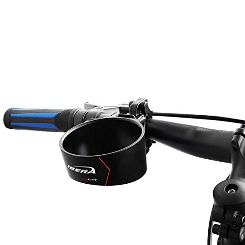 Ibera Bike Handlebar Cup Holder, Black with Multi-Way Mount for Commuters and Road bike - Image 5