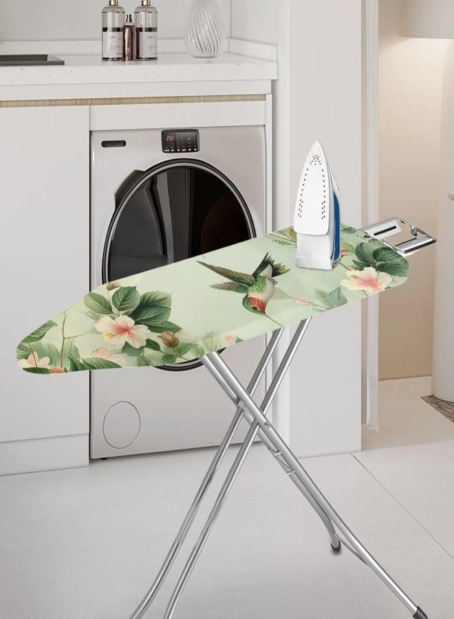 Vanideaoty Hummingbird Ironing Board Cover 15x54 Inch Floral Standard Ironing Board Cover with Elastic Edge and Hook and Loop Fasteners Scorch and Stain Resistant (No Pad) - Image 2