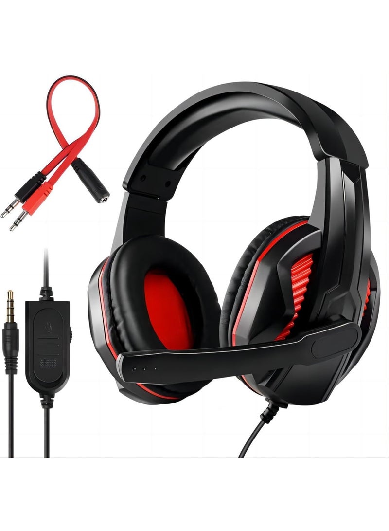 G2000 Mix Gaming Headset – 7.1 Surround Sound Wired Headphones with Microphone – Noise Isolation, Heavy Bass, Telescopic Design, LED Light – Compatible with PC, Laptop, FPS Games & More - Image 1