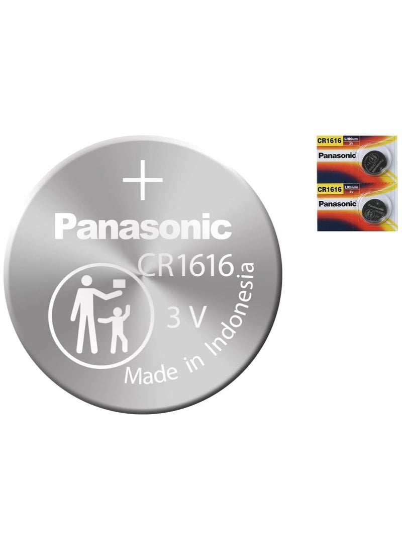 Panasonic 2-Pieces Panasonic CR1616 Lithium 3V Indonesia Batteries