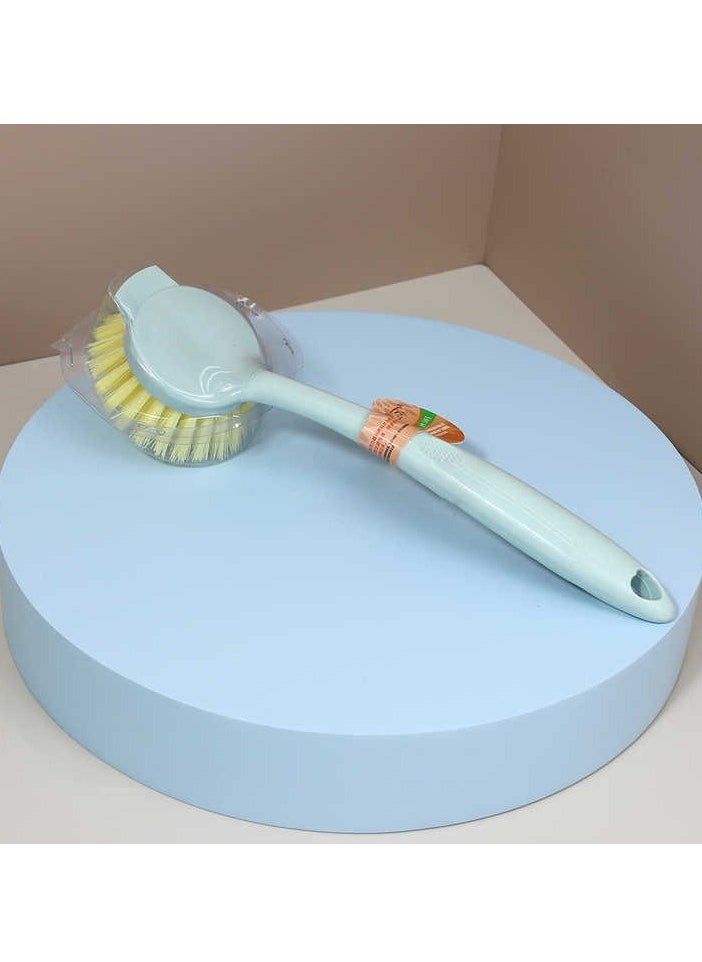 Home Care Plastic handle pot brush bowl cleaning cleaning brush home kitchen cleaning tool PVC coating Assorted Color  - Image 3