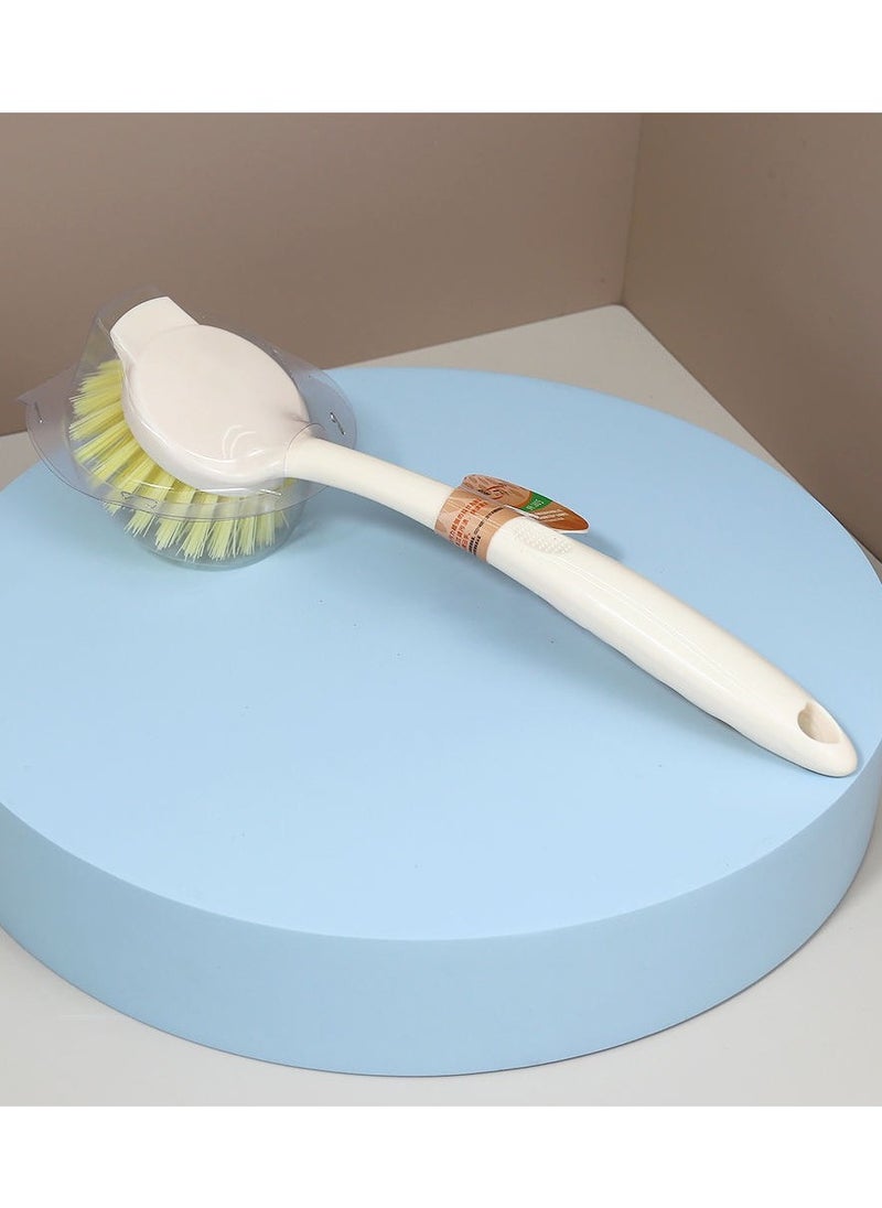 Home Care Plastic handle pot brush bowl cleaning cleaning brush home kitchen cleaning tool PVC coating Assorted Color  - Image 2