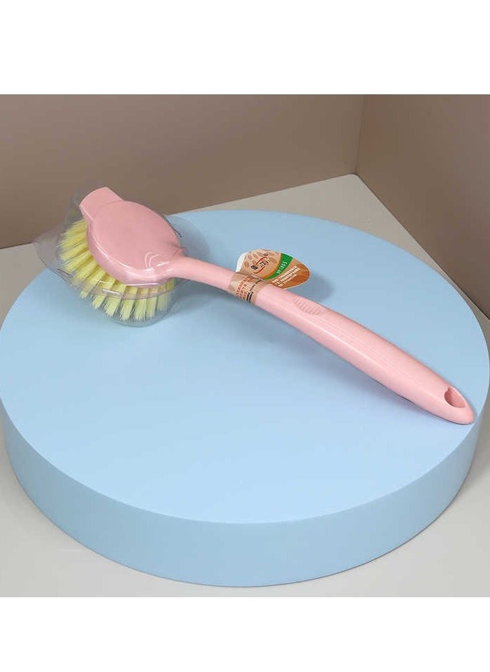 Home Care Plastic handle pot brush bowl cleaning cleaning brush home kitchen cleaning tool PVC coating Assorted Color  - Image 4