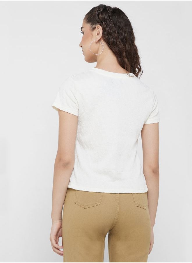 Ginger - Urban Minx Textured T-Shirt - Image 1