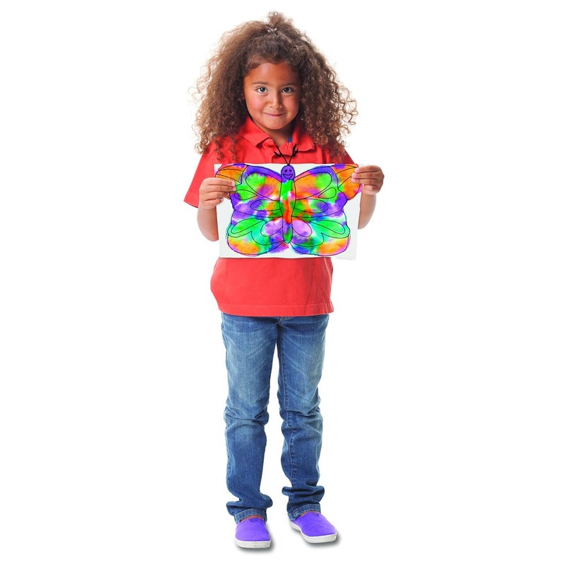 Roylco Color Diffusing Paper  12 x 18 inches  Pack of 50 Sheets  White - Image 2