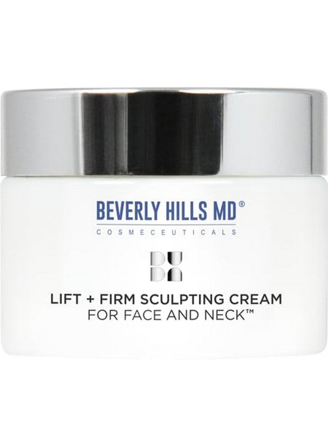 Beverly Hills MD Lift & Firm Sculpting Cream- Tighten & Tone Skin, Anti-Aging Lotion for Smooth, Moisturized Complexion- Lift and Smooth Face, Neck, Décolleté w/Silk Peptides, + Aloe Vera, Vitamin E - Image 1