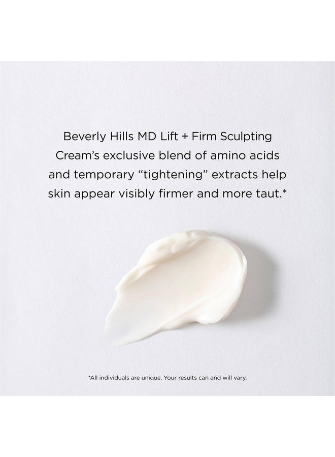 Beverly Hills MD Lift & Firm Sculpting Cream- Tighten & Tone Skin, Anti-Aging Lotion for Smooth, Moisturized Complexion- Lift and Smooth Face, Neck, Décolleté w/Silk Peptides, + Aloe Vera, Vitamin E - Image 5