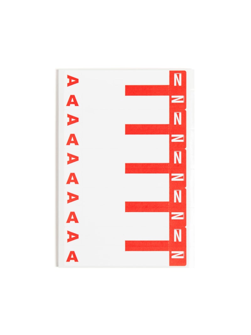 Smead AlphaZ NCC Color-Coded Name Label, A-Z, Label Sheet, Assorted Colors (67150) - Image 3
