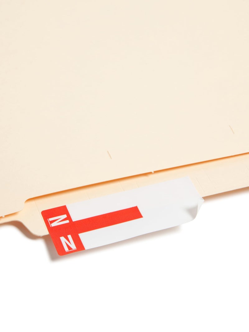 Smead AlphaZ NCC Color-Coded Name Label, A-Z, Label Sheet, Assorted Colors (67150) - Image 5