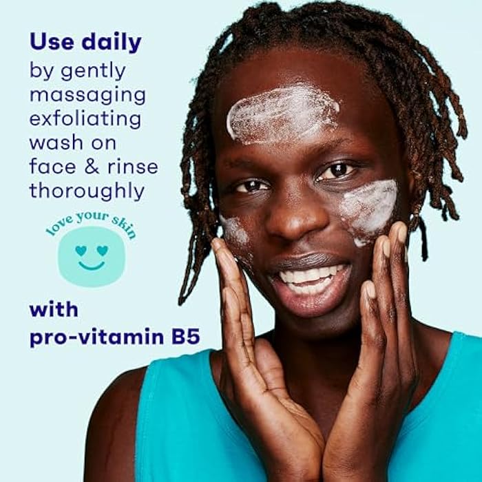Clean & Clear Oil-Free Deep Action Exfoliating Facial Cleanser with Pro-Vitamin B5, Gentle Exfoliating Daily Face Wash Cleans Deep for Soft, Smooth, Hydrated Skin, Paraben-Free, 5 fl. oz - Image 3
