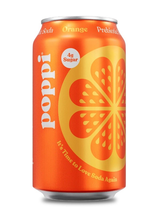 Poppi Orange Prebiotic Drink - Image 1