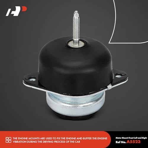 A-Premium 2PCS Front Left and Right Engine Motor Mount Set Compatible with Ford Mustang 2005-2019, 3.7L 4.0L 4.6L 5.2L, Replace# 6R3Z6038A, BR3Z6038B - Image 4