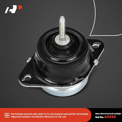 A-Premium 2PCS Front Left and Right Engine Motor Mount Set Compatible with Ford Mustang 2005-2019, 3.7L 4.0L 4.6L 5.2L, Replace# 6R3Z6038A, BR3Z6038B - Image 5