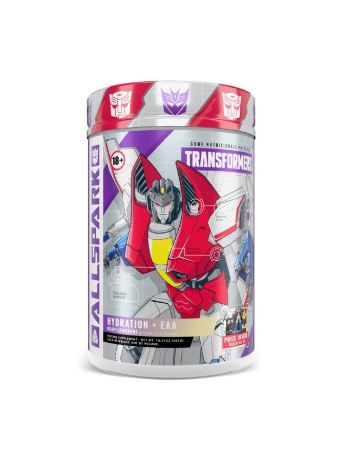 AMINOS & HYDRATION TRANSFORMERS ALLSPARK (EAA + Hydration) Essential Amino Acids, Electrolytes, Recovery & Performance Support -  Grape Lemonade (Starscream)