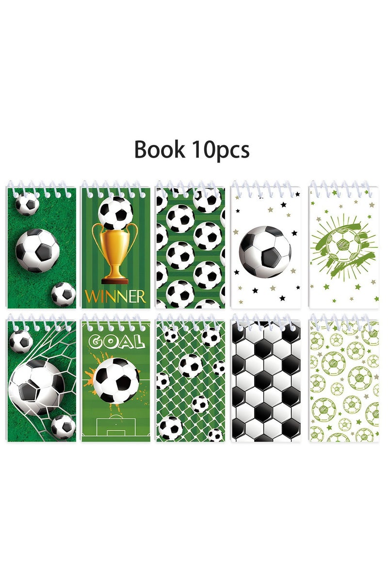 Generic Football Theme Notebook This Coil Notebook High Value Mini Notebook This Week Birthday Gift Plan Pack of 10